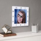Custom Family Photo Personalised Wall Clock