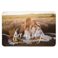 Custom Family Photo – Personalized Last Name