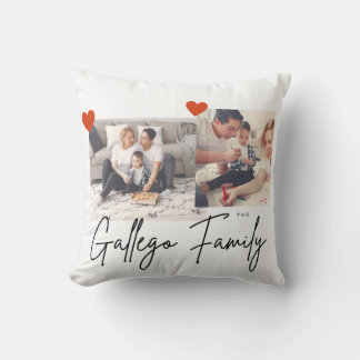 Custom Family Photo Pillow