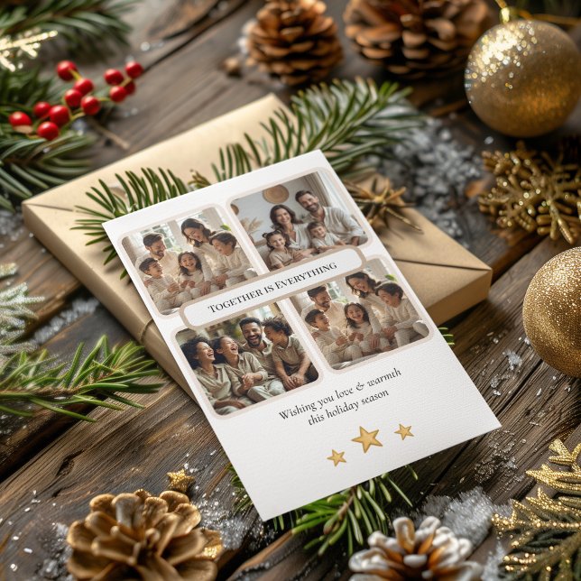 Custom Family Photo – Together Is Everything Holiday Card (Creator Uploaded)