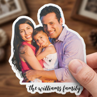 Custom Family Photo Vinyl Sticker