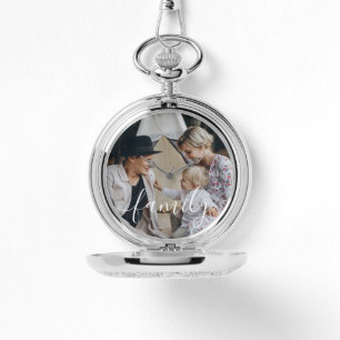 Custom family photo watch