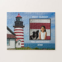 Custom Family Photo West Quoddy Lighthouse