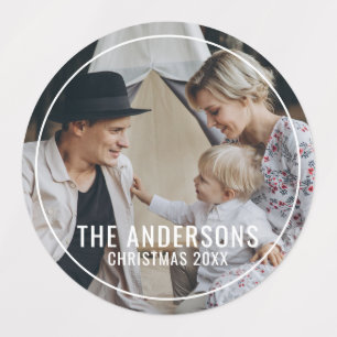 Custom family photo with family name