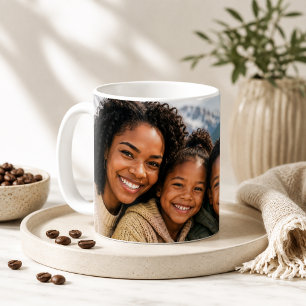 Custom Family Photo Wraparound Keepsake Memory Art Coffee Mug