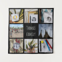 Custom Family Photos and Name Instagram Collage