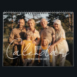 Custom Family Photos Calendar<br><div class="desc">*CHOOSE YOUR START DATE when ordering! Enjoy your favorite photos throughout the year with a custom calendar using your own photos,  just upload one photo for each month. Great for photo memory keepsakes for yourself,  your parents and grandparents. SELECT THE SIZE - small,  medium or large.</div>