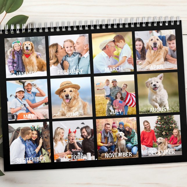 Custom Family Photos Modern Create You Own 2026  Calendar (Creator Uploaded)