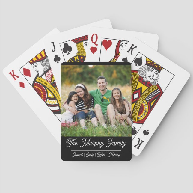 Custom Family Playing Cards (Back)