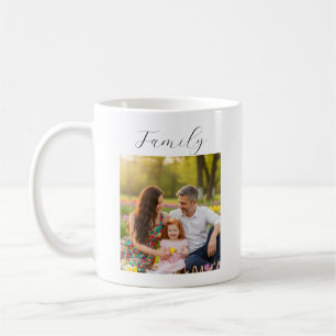 Custom Family Portrait Personalised Message Coffee Mug