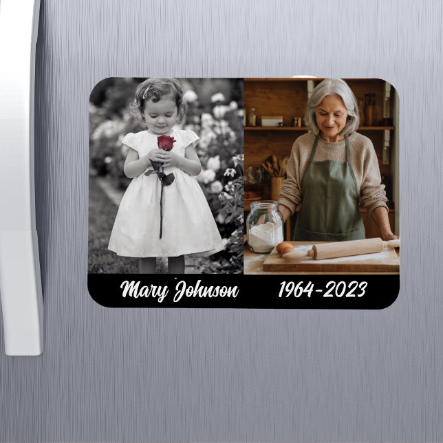 Custom Family Remembrance Memorial Photo Magnet (Creator Uploaded)
