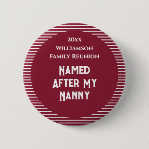 Custom Family Reunion Award 6 Cm Round Badge