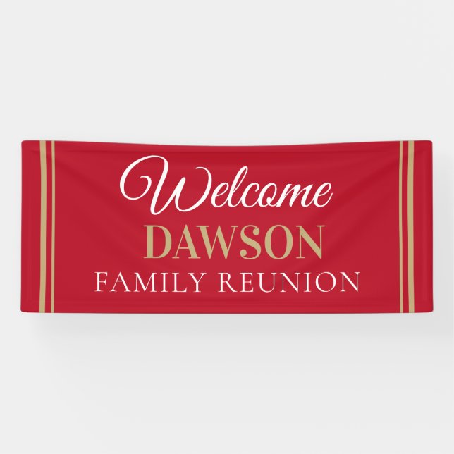 CUSTOM Family Reunion banner (Horizontal)