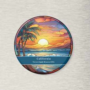 Custom Family Reunion Beach Souvenir  Magnet