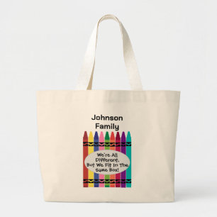 Custom Family Reunion Canvas Tote Bag