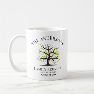 Custom Family Reunion Genealogy Tree With Date Coffee Mug