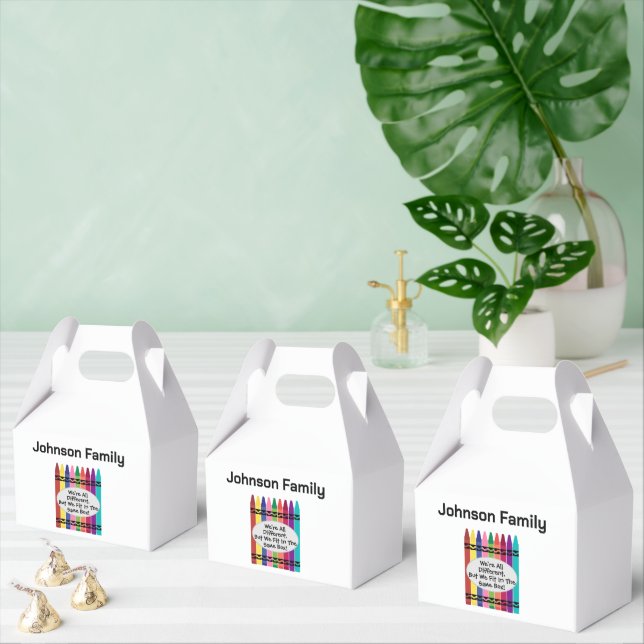 Custom Family Reunion Gift  Favour Box (Multiple)