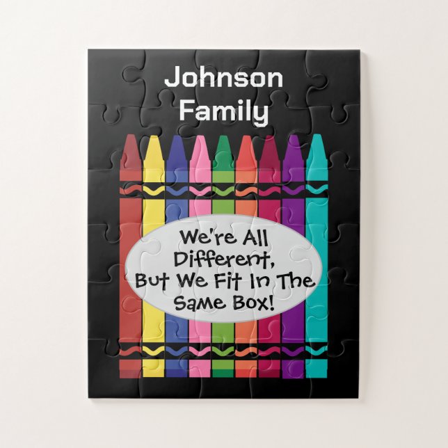 Custom Family Reunion Jigsaw Puzzle (Vertical)