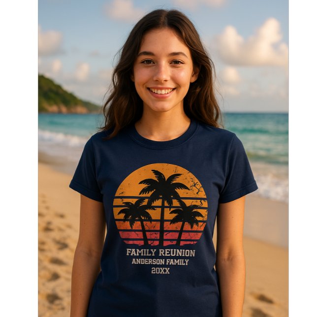 Custom Family reunion matching summer vibe  T-Shirt (Creator Uploaded)
