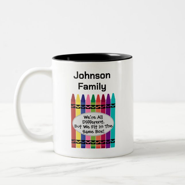 Custom Family Reunion Mug Coffee Tea Cocoa (Left)