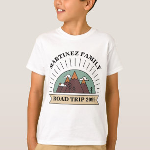 Custom Family Reunion Road Trip Moutain T-Shirt