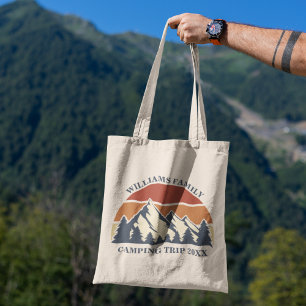 Custom Family Reunion Road Trip Sunset Keepsake Tote Bag