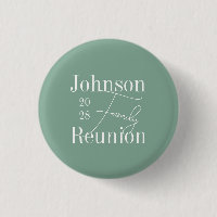 Custom Family Reunion Sage Green Keepsake