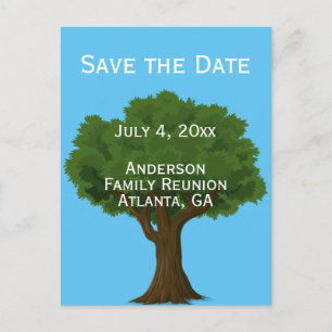 Custom Family Reunion Save the Date Announcement Postcard
