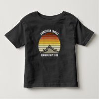 Custom Family Reunion Vintage Sunset Mountain