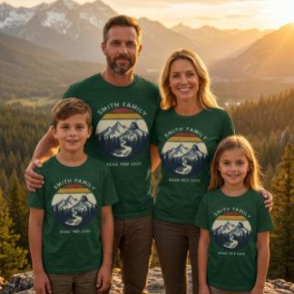 Custom Family Road Trip T-Shirt
