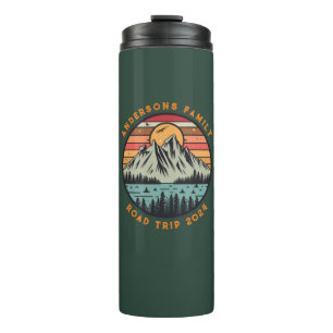 Custom Family Road Trip Vacation Reunion Thermal Tumbler