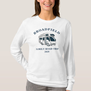 Custom Family RV Road Trip Reunion Matching Mum T-Shirt