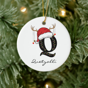 Custom Family Santa Claus Ornament for Mum and Dad