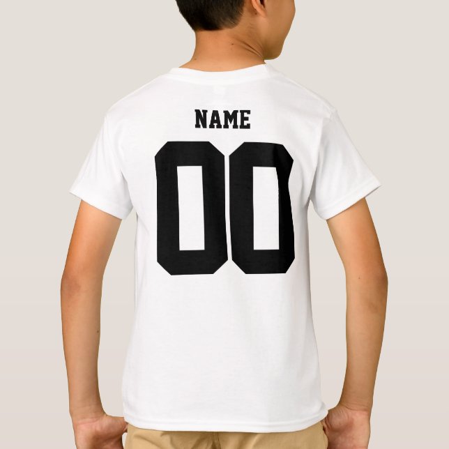 Custom family shirts, Name boys Number shirts (Back)