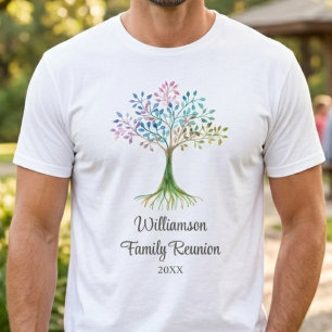 Custom Family Tree Family Reunion  T-Shirt