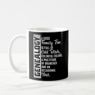 Custom Family Tree Genealogy For Genealogist Coffee Mug