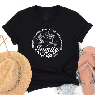 Custom Family Trip Group Matching Beach Vacation T-Shirt
