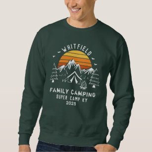 Custom Family Vacation Matching Camping Sweatshirt