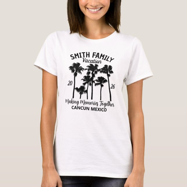 Custom Family Vacation Men's Basic T-Shirt (Front)