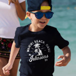 Custom Family Vacation Summer Beach Group Trip T-Shirt<br><div class="desc">Celebrate your beach vacation with our Custom Family Vacation Summer Beach Group Trip Matching T-Shirts! Perfect for family reunions, friends' getaways, or group trips, these personalised summer tees make unforgettable memories. Customise with names, dates, or destinations to make your vacation unique. Available in various sizes and colours, these matching tees...</div>