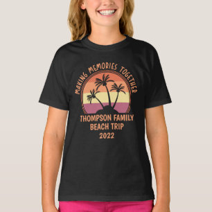 Custom Family Vacation Summer Reunion Beach Trip  T-Shirt