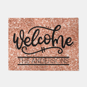 Custom Family Welcome Doormat