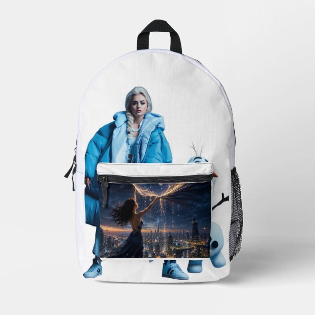 Custom Fantasy Anime Character Backpack - Personal (Front)