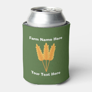 Custom Farm Beer Can Cooler