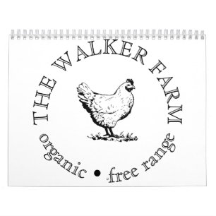 Custom Farm Business Promotional Logo  Calendar