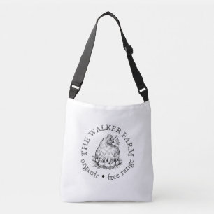 Custom Farm Business Promotional Logo Crossbody Bag