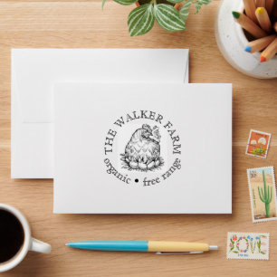 Custom Farm Business Promotional Logo Envelope