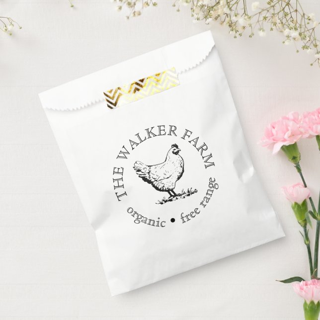 Custom Farm Business Promotional Logo  Favour Bag (Sealed)