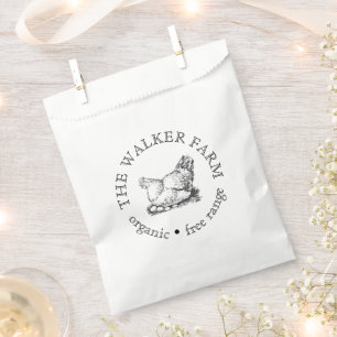 Custom Farm Business Promotional Logo Favour Bag