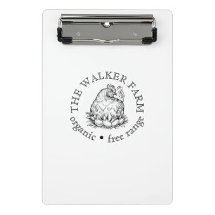 Custom Farm Business Promotional Logo Mini Clipboard